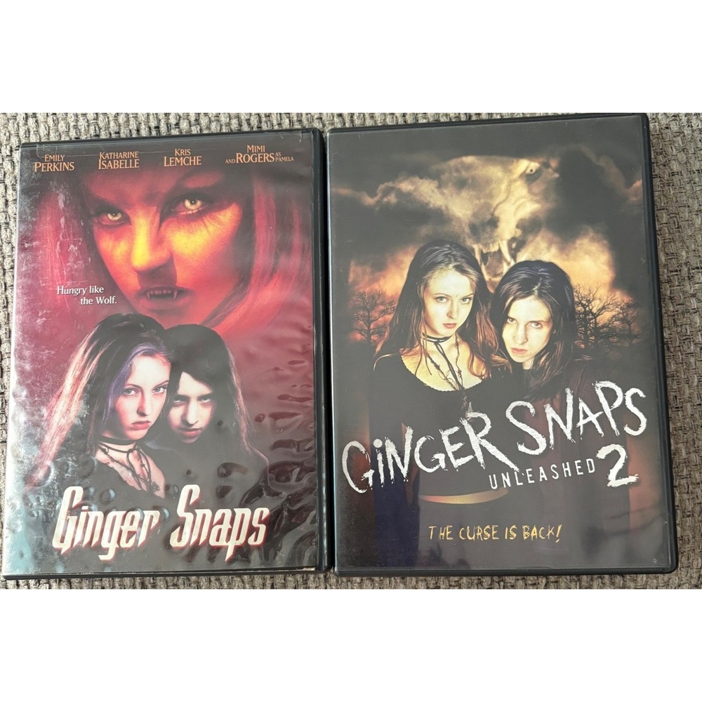 Ginger Snaps 1 & 2 Unleashed DVD Bundle Horror Lions Gate